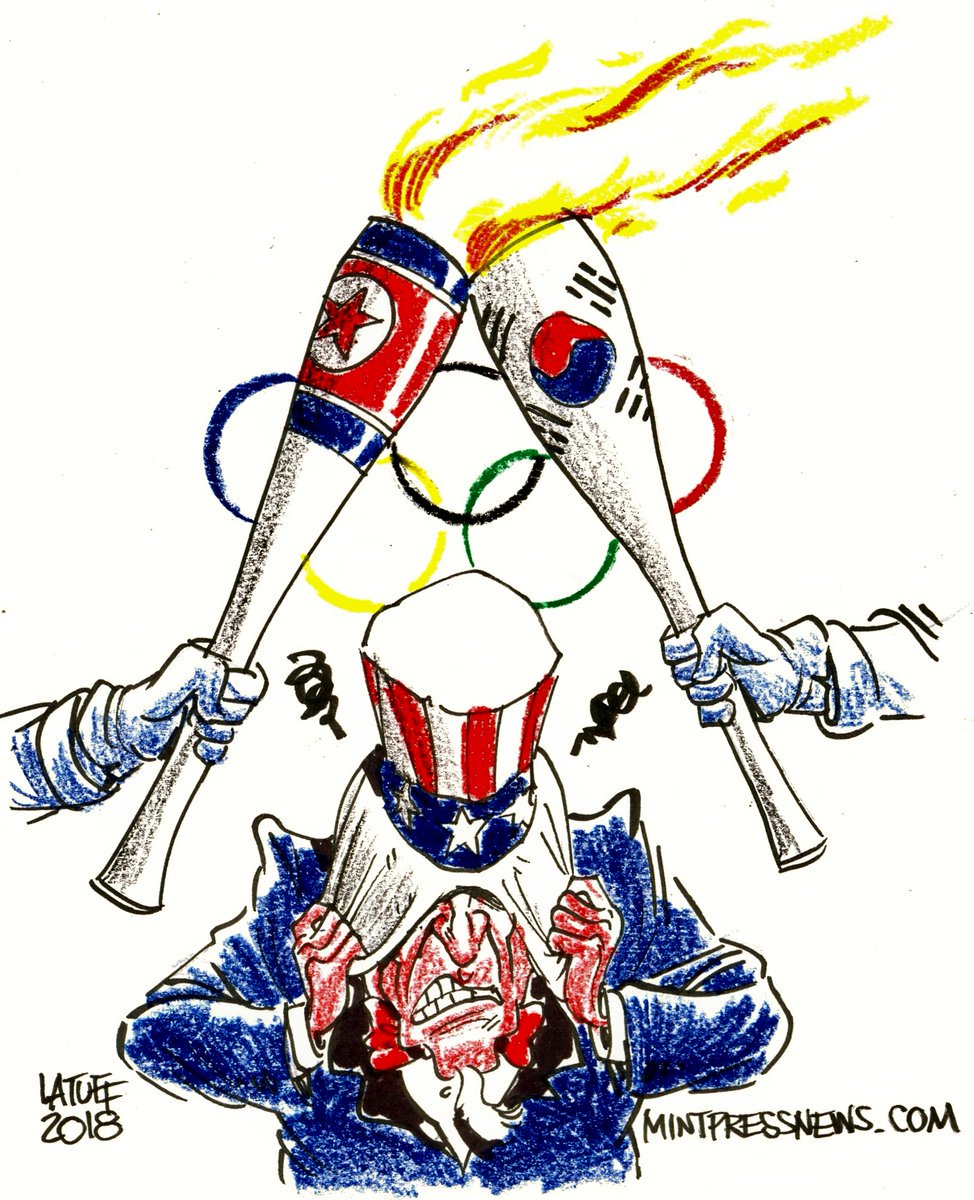 Mike Pence (vicepresident VS) waarschuwt voor Koreaanse samenwerking op Olympische Spelen…….. ha! ha! ha! ha! ha! ha! ha!