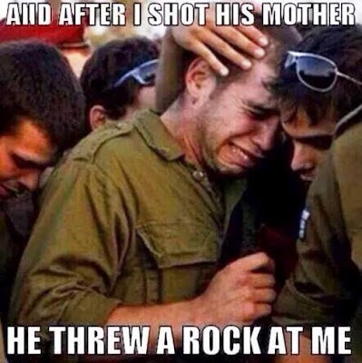 Het ‘dappere’ Israëlische leger……