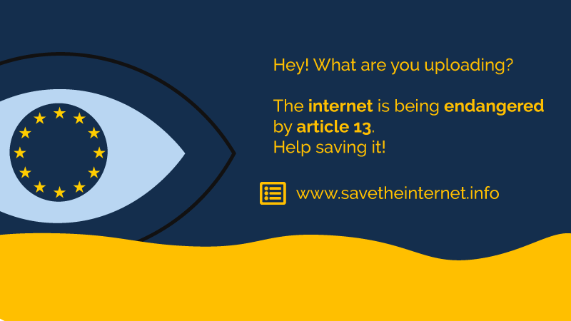 Duits en Tsjechisch Wikipedia liggen plat vanwege voorgenomen EU censuur op het internet