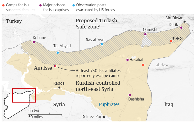 Turkije helpt ISIS gevangenen: minstens 750 IS strijders zijn al gevlucht