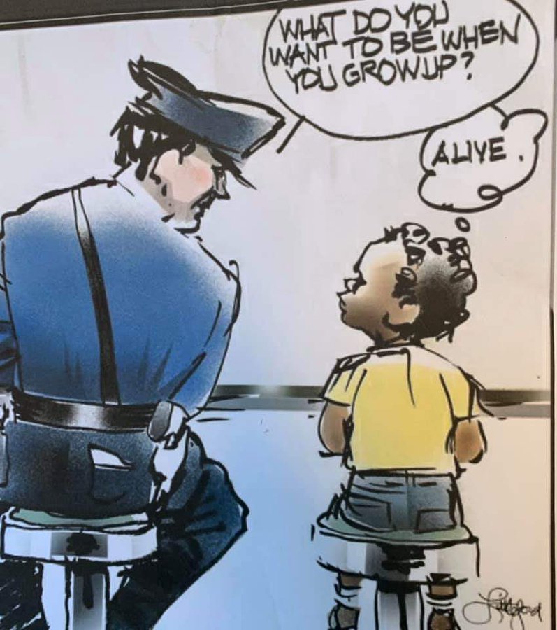 Black Lives Matter: een cartoon