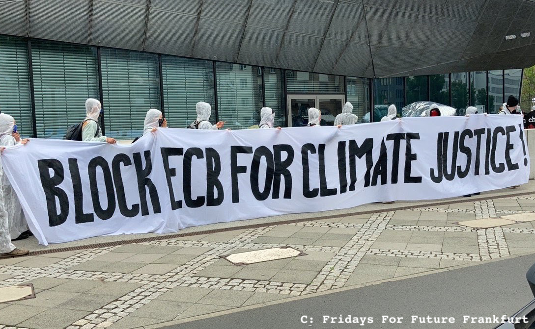 EU met mooie woorden over een ‘Green New Deal’ terwijl de ECB oliemaatschappijen steunt met een bedrag van 7 miljard euro………