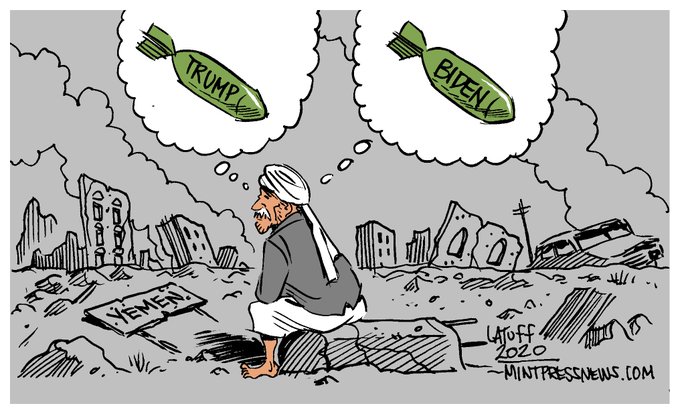 Jemen: Biden zal als president de genocide niet stoppen