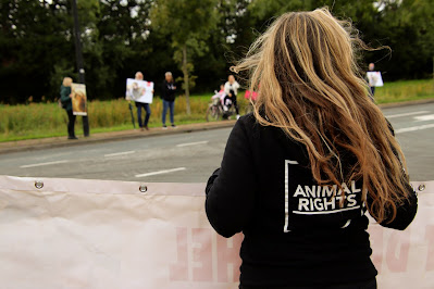 Foto: demonstratie voor BPRC