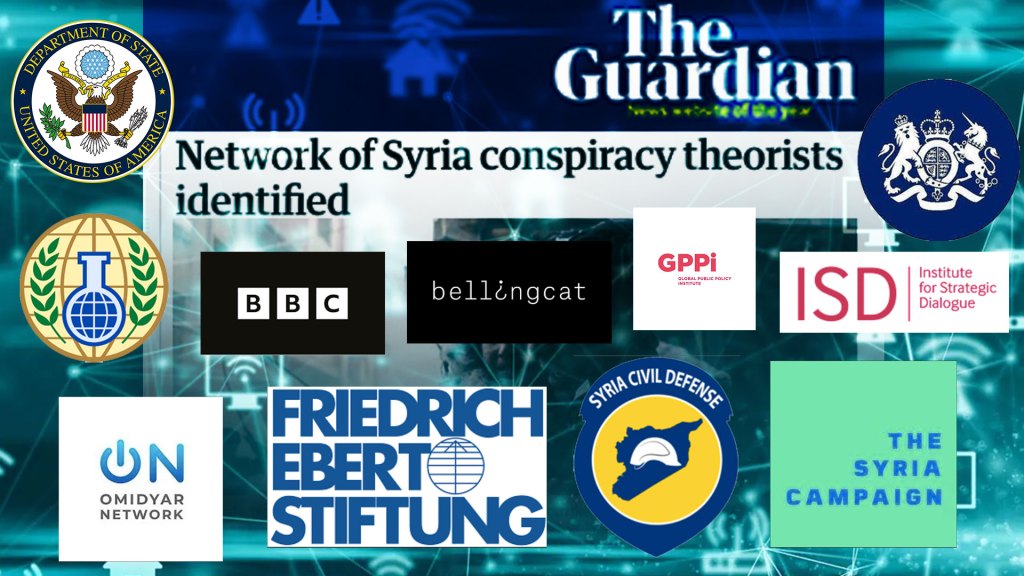 Een door de NAVO gesteund netwerk van de vuile Syrië oorlog propagandisten geïdentificeerd
