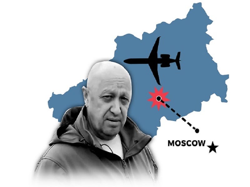 Prigozjins dood: reden voor de westerse massamedia om Putin aan te duiden als dader alsof deze baat heeft bij diens dood