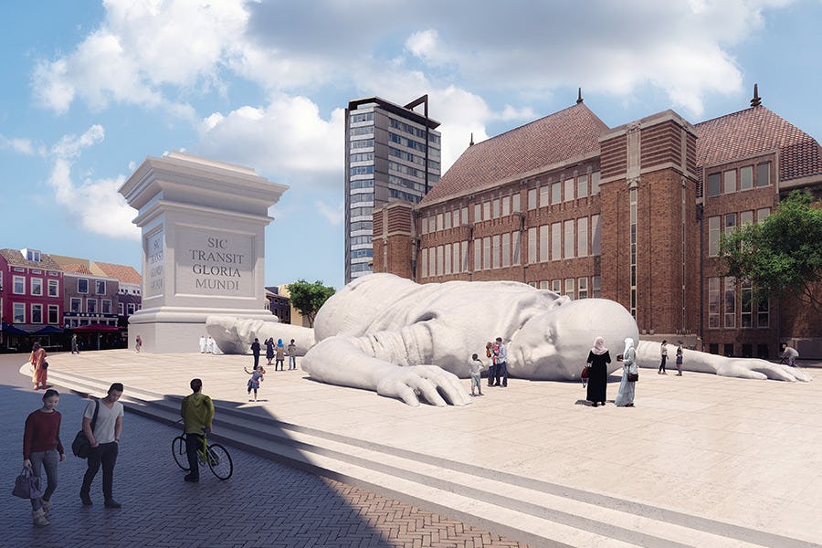 Monument voor het einde van de westerse hegemonie