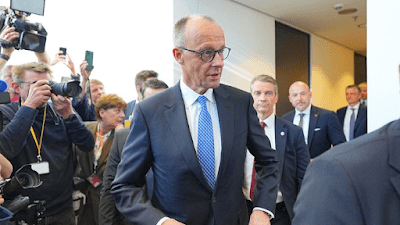 Friedrich Merz, in eerste instantie afgewezen als de Duitse bondskanselier, viert nu zijn ‘pyrrusoverwinning’