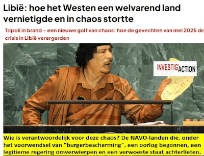 Libië: hoe het Westen een welvarend land in vernietiging en blijvende chaos stortte